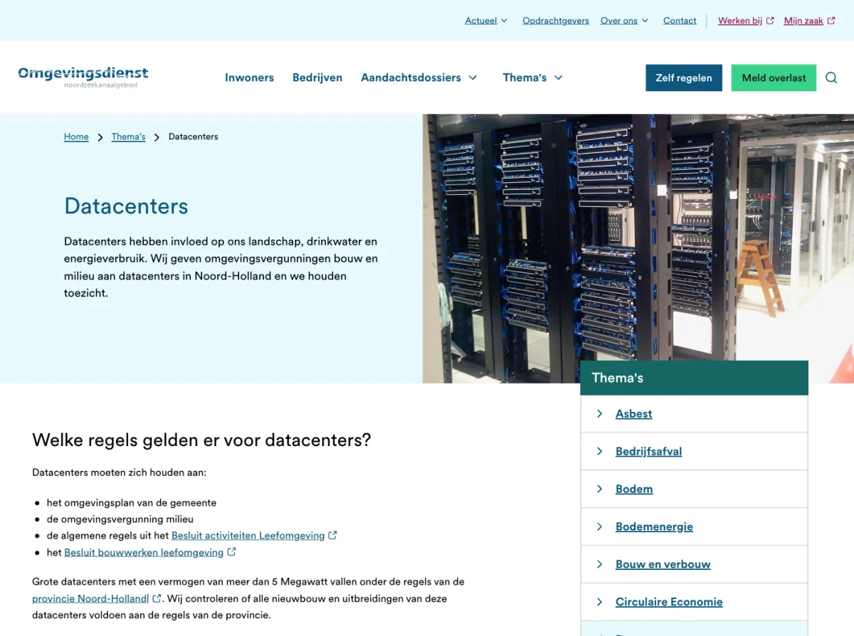 Omgevingsdienst Noordzeekanaalgebied website1